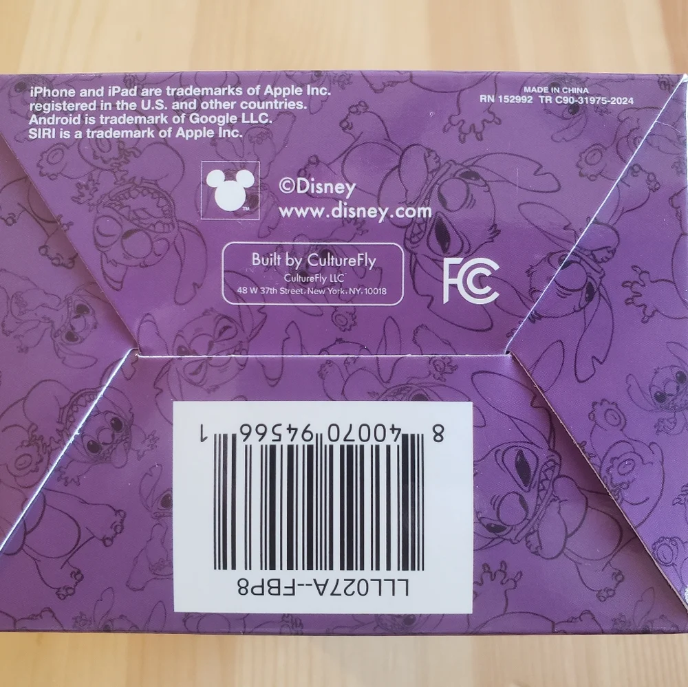 🌺HP!🌺 Disney's Stitch Light-Up Wireless Speaker 🎶 (NEW!) - Picture 7 of 9